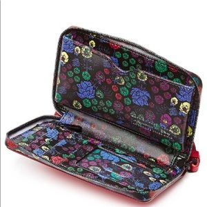 Marc Jacobs Ditsy Flower Black Wallet